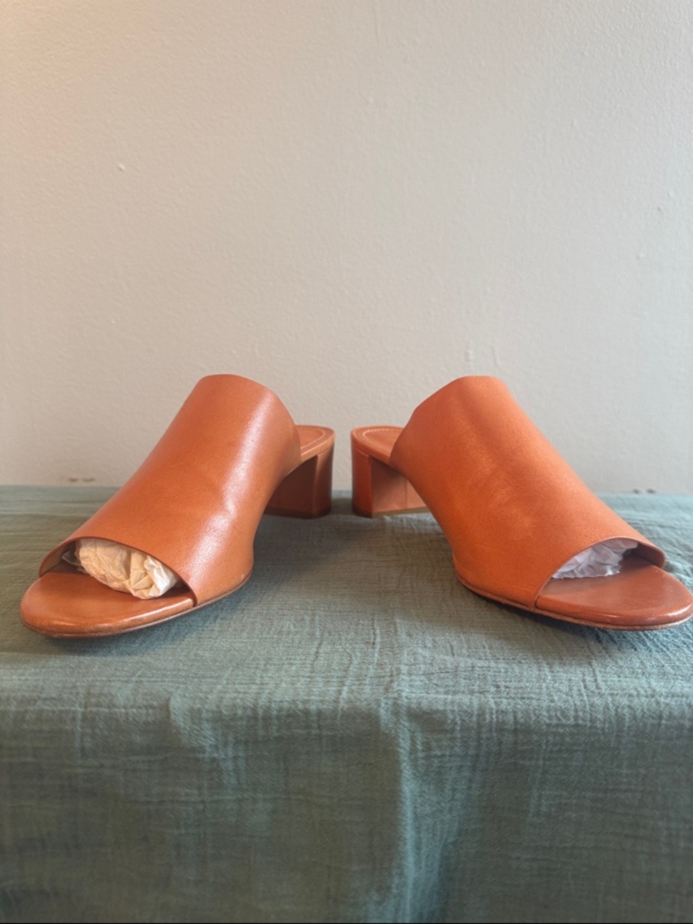Gorgeous Mansur Gavriel slide, 2” heeled mule. Size 40. US 9.5